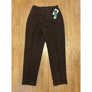 Lauren Ralph Lauren Brown Straight Leg Pants